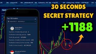 I Turned $10 into $1188 Using 30 Seconds Secret Strategy! | Binary Options | Pocket Option