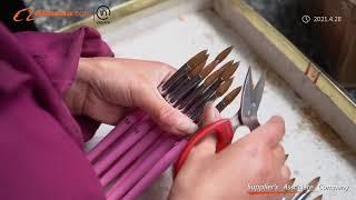 Do You Know How A Kolinsky Sable Acrylic Brush Is Made?