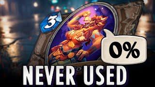 Hearthstone Cards That Have Never Been Used