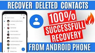 how to recover deleted contacts from android phone (2022) restore deleted contacts in android phone