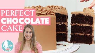 Perfect Chocolate Cake | Moist and Not-Too-Sweet!