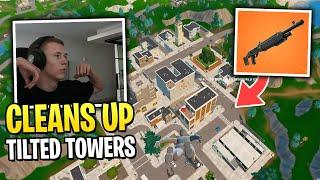 MrSavage ATTACK Tilted Towers with Legendary Pump in Fortnite Reload