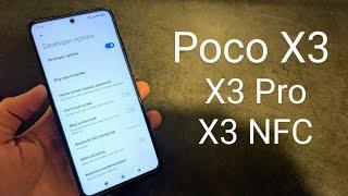 Xiaomi Poco X3 / X3 Pro - Enable Developer Options & USB Debugging