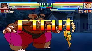 NICK54222 MUGEN: Team Jumba Elephant VS Team Giorno Giovanna (Rematch)