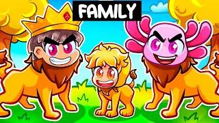 Having a LION FAMILY In Roblox!