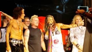 Aerosmith - Ice Bucket Challenge on stage