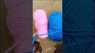 Creating Variegated Yarn with Two Colors #crochetforbeginners#crochet #crochettutorial