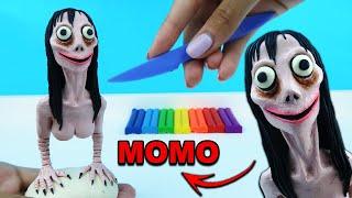 Лепка Момо из пластилина. Демоническая девочка | Making MOMO from clay