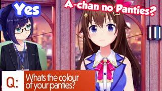Sora-chan surprised to know A-chan doesn't wear panties