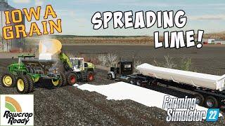 Wrapping our our spring tillage and spreading lime on Taheton County, IA! - IOWA GRAIN EP2