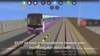 NEW BAKU METRO GREEN LINE TRAILER