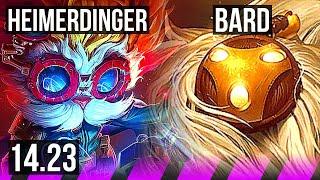 HEIMERDINGER & Jhin vs BARD & Ezreal (SUP) | KR Diamond | 14.23