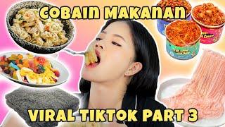 BELI SEMUA MAKANAN VIRAL TKTOK! PART 3!