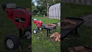 Super Split HD Log Splitter...This Thing Is Fast! #firewood #logsplitter #fast #indyfarmlife