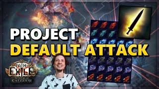 Minmaxing the most basic ability in Path of Exile - Project Default Attack - PoE #897