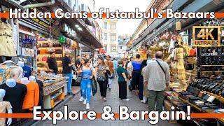 Exploring Istanbul's Bazaars: Grand Bazaar, Old Bazaar & Fake Market in 4K