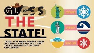 "Can You Guess the State by the Accent?  Fun USA Accent Challenge"