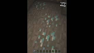 Minecraft | Found diamonds #Shorts