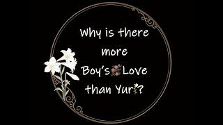 Yuri Studio S02 E01  Why is there more Boy's Love than Yuri?