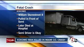 18-year-old from Kokomo dies in Miami County crash