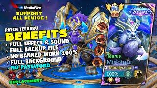 FIX SFX! | Minotaur Zodiac Taurus Skin Script No Password | Full Effect & Full Sound | MLBB