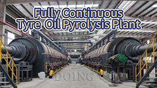 Environmental Standard Fully continuous tyre oil pyrolysis plant Working Process Characteristics