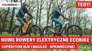 Test: Rowery elektryczne Ecobike – Mauler i Expedition SUV | Mocne nowości na 2024 rok!