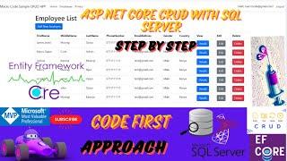 ASP.NET Core MVC CRUD Operations using .NET 8 and Entity Framework Core - MVC For Beginners Tutorial