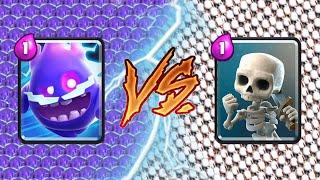 ELECTRO SPIRIT Vs SKELETONS - Clash Royale Challenge #306