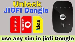 how to unlock jiofi device | how to use any 4G sim in jiofi | Unlock Any WiFi Router Hotspot Dongle