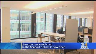 Amazon's new tech hub in the Seaport district is now open