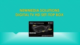 Digital TV NewMedia Solutions Digital TV Set Top box setup