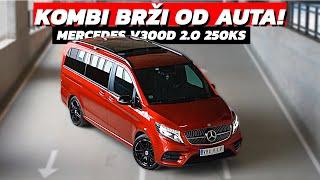 BRŽI OD VEĆINE AUTOMOBILA! MERCEDES V300d 2.0l 250ks