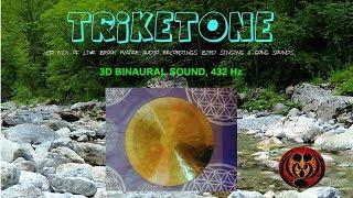 TRIKETONE CD (Brook Water Audio Recordings, Bird Singing & Gong Sounds)