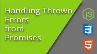 Error Handling in Promises