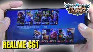 Realme C61 Mobile Legends test Unisoc Tiger T612