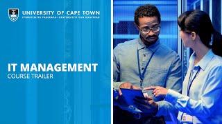 UCT IT Management | Course Trailer