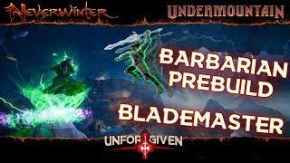 Neverwinter Mod 16 - PRE BUILD Barbarian Blademaster Gear Stats Caps Boons Pets Insignias (1080p)
