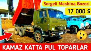  KAMAZ NARXLARI 7.03.2021 //SERGELI MASHINA BOZORI  SIZ SÕRAGAN VIDEO....LIKE BOSING