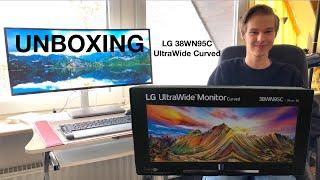 LG 38“ UltraWide Monitor Curved (38WN95C, QHD+, 144Hz, HDR, TB3) - Unboxing - (Deutsch / German)