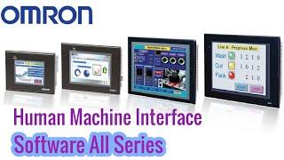 Omron HMI softwares, All Series with their Softwares, HMI programming