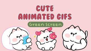 Cute Animated GIFs | Green Screen 