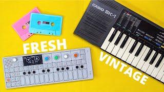 Casio SK1 + OP1 | VINTAGE vs NEW (ALSO FREE SAMPLE PACK!)