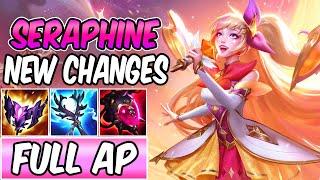 NEW MASSIVE SERAPHINE CHANGES - FULL AP SERAPHINE | New Build & Runes | League of Legends