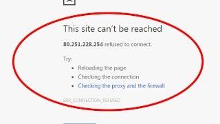 Fix This site can't be reached|ERR_CONNECTION_REFUSED in Google chrome