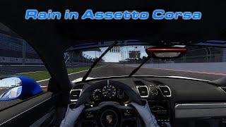 Assetto Corsa rain transition with Custom Shaders Patch 0.1.74 preview 3 and Sol 2.1 alpha 16