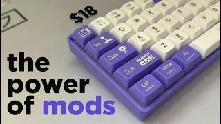 upgrading a cheap ($18) keyboard | keyboard mods