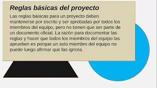 Reglas basicas de un proyecto