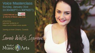 Voice Masterclass with Sarah Walsh