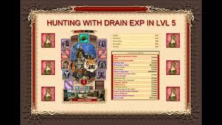 Hunting with Drain Exp elixir in lvl 5 - Warofdragons